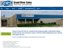 Tablet Screenshot of grandriversales.com